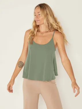 Bamboo Swing Singlet - Eucalyptus