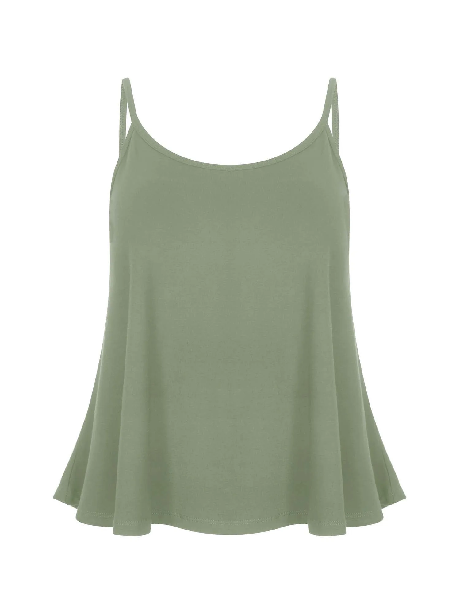 Bamboo Swing Singlet - Eucalyptus