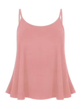 Bamboo Swing Singlet - Pink Clay