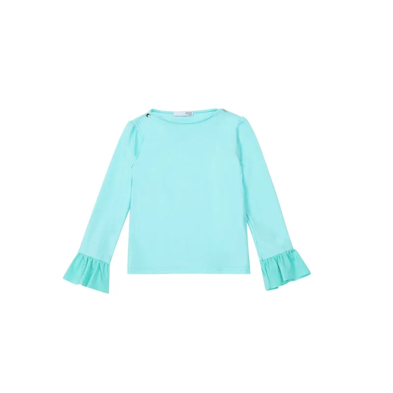 Bora Bora rash guard aqua