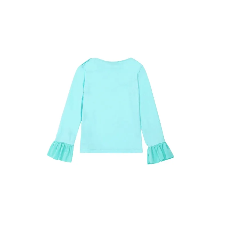 Bora Bora rash guard aqua