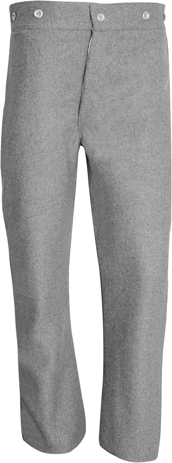 Civil War US Officer's Men '1' inch Trim Trouser-Wool Pants
