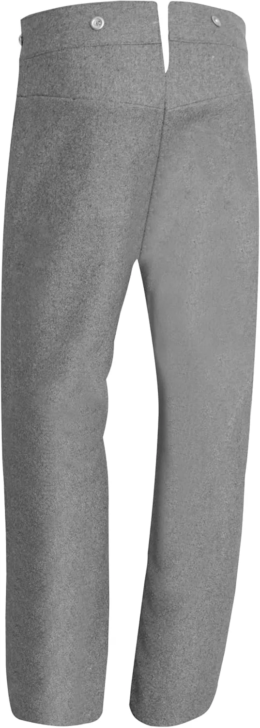 Civil War US Officer's Men '1' inch Trim Trouser-Wool Pants