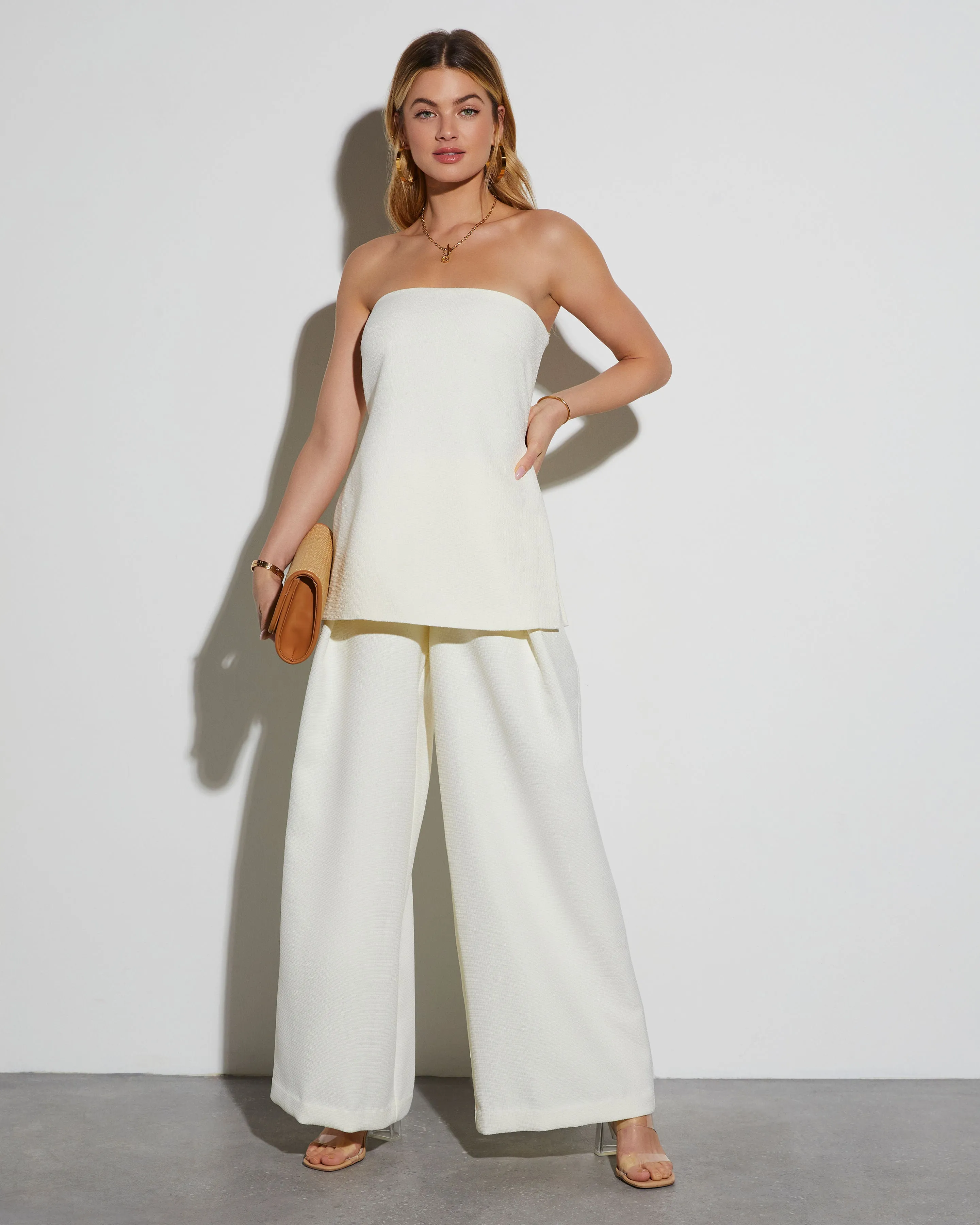 Emilio Tailored Wide Leg Pants