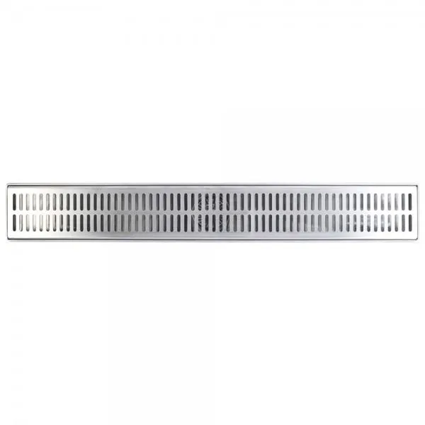 Marine Grade 316 Stainless Steel Linear Shower Drain (Trench and Grate Only)