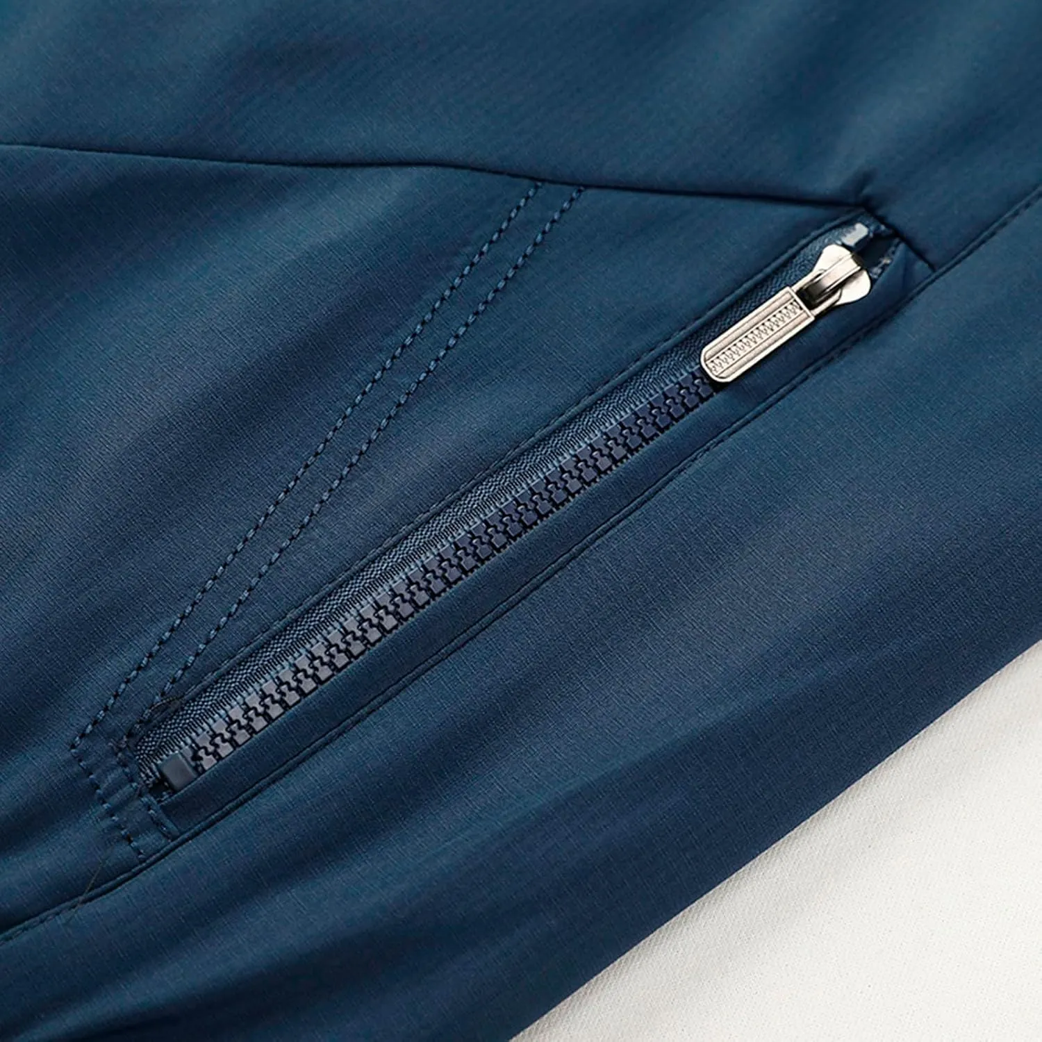 Men's Lightweight Full Zip Jacket Stand Collar Thin Outerwear Windbreaker Golf Zipper Coat Casual Bomber Jackets