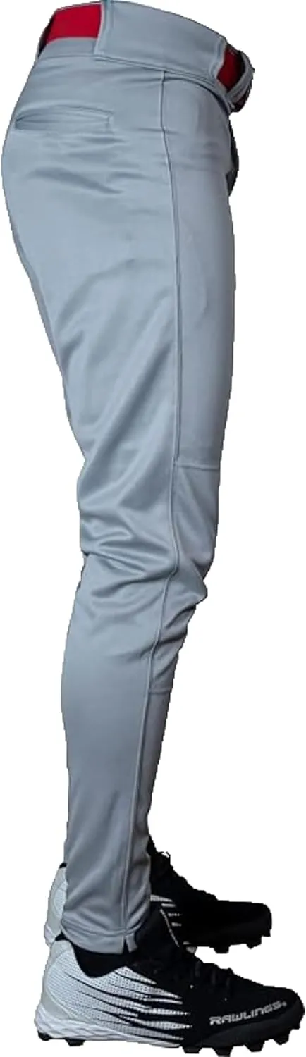 Rawlings Men's Launch Series Baseball Pants | Tapered Jogger Fit | Adult Sizes | Solid | Multiple Colors