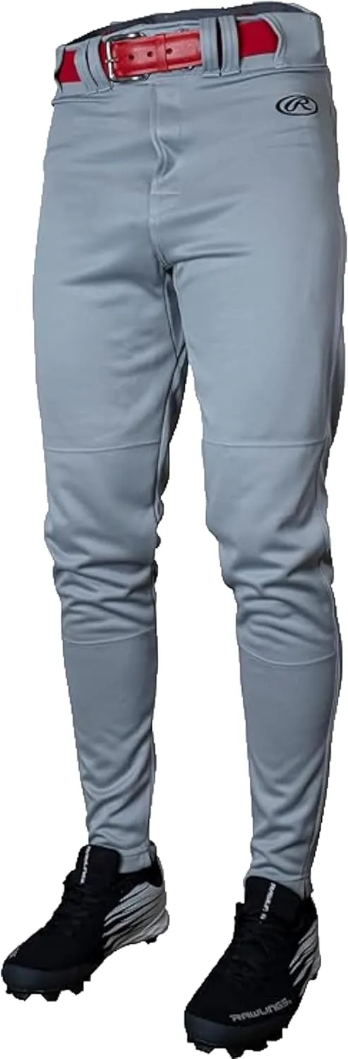 Rawlings Men's Launch Series Baseball Pants | Tapered Jogger Fit | Adult Sizes | Solid | Multiple Colors
