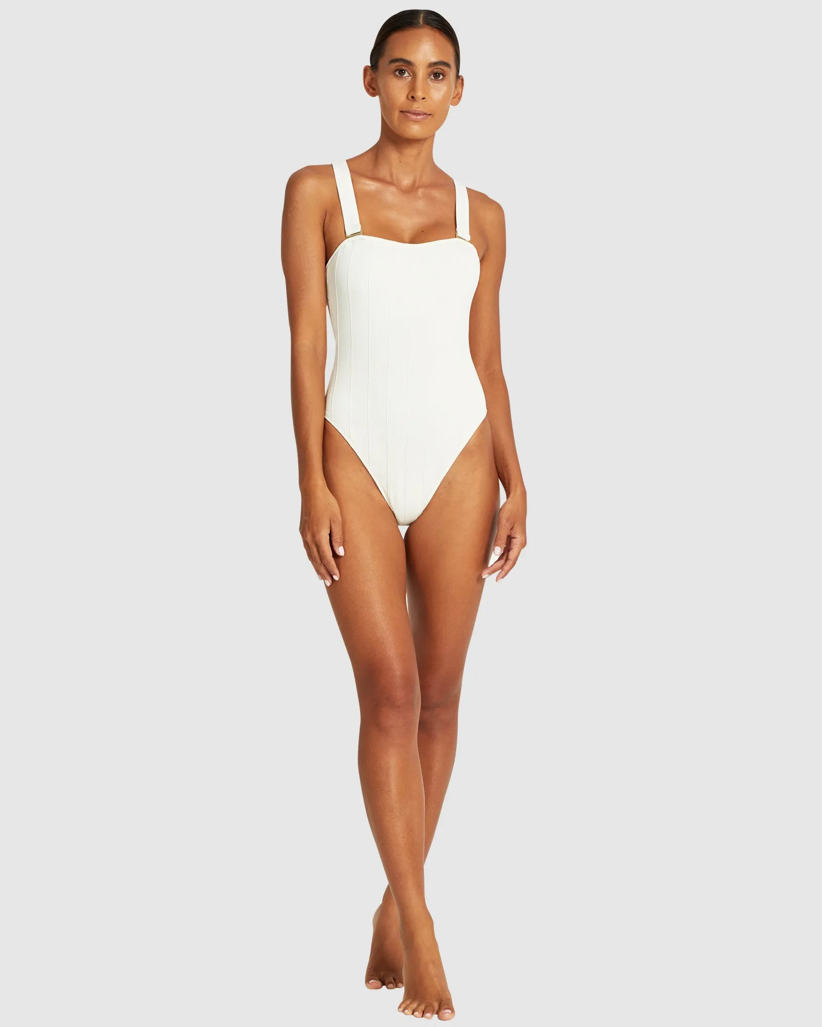 Slow Show - Creme - One Piece Swimsuit