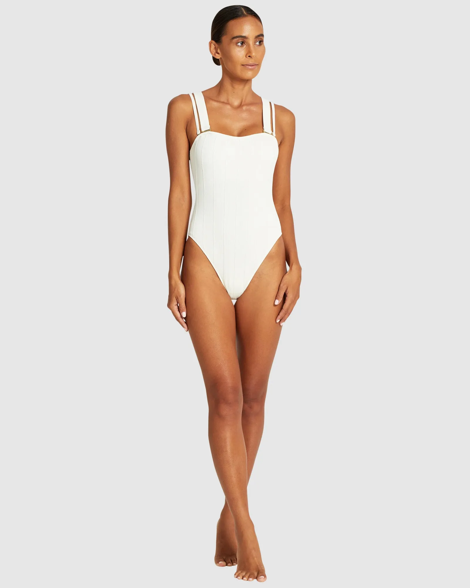 Slow Show - Creme - One Piece Swimsuit