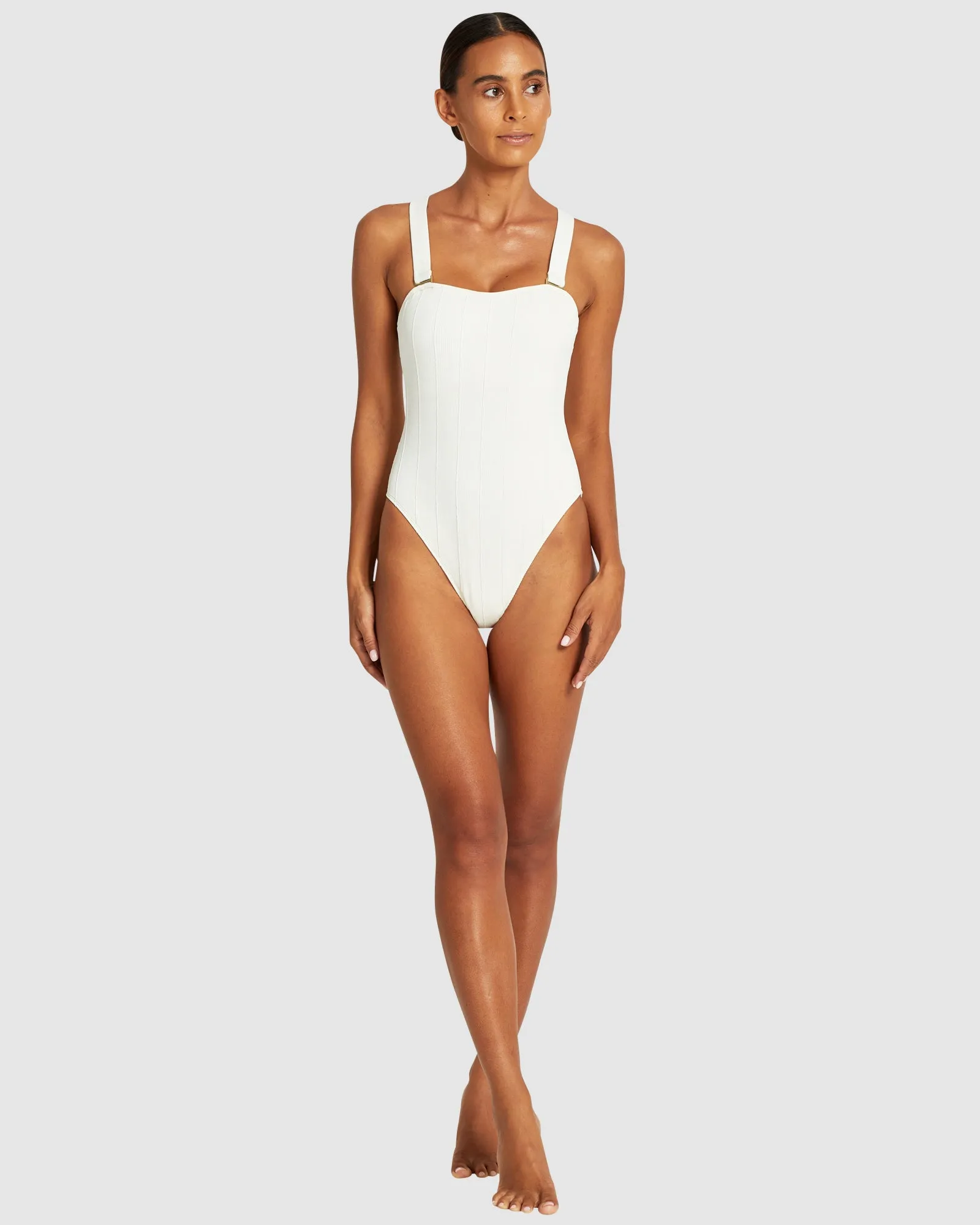 Slow Show - Creme - One Piece Swimsuit