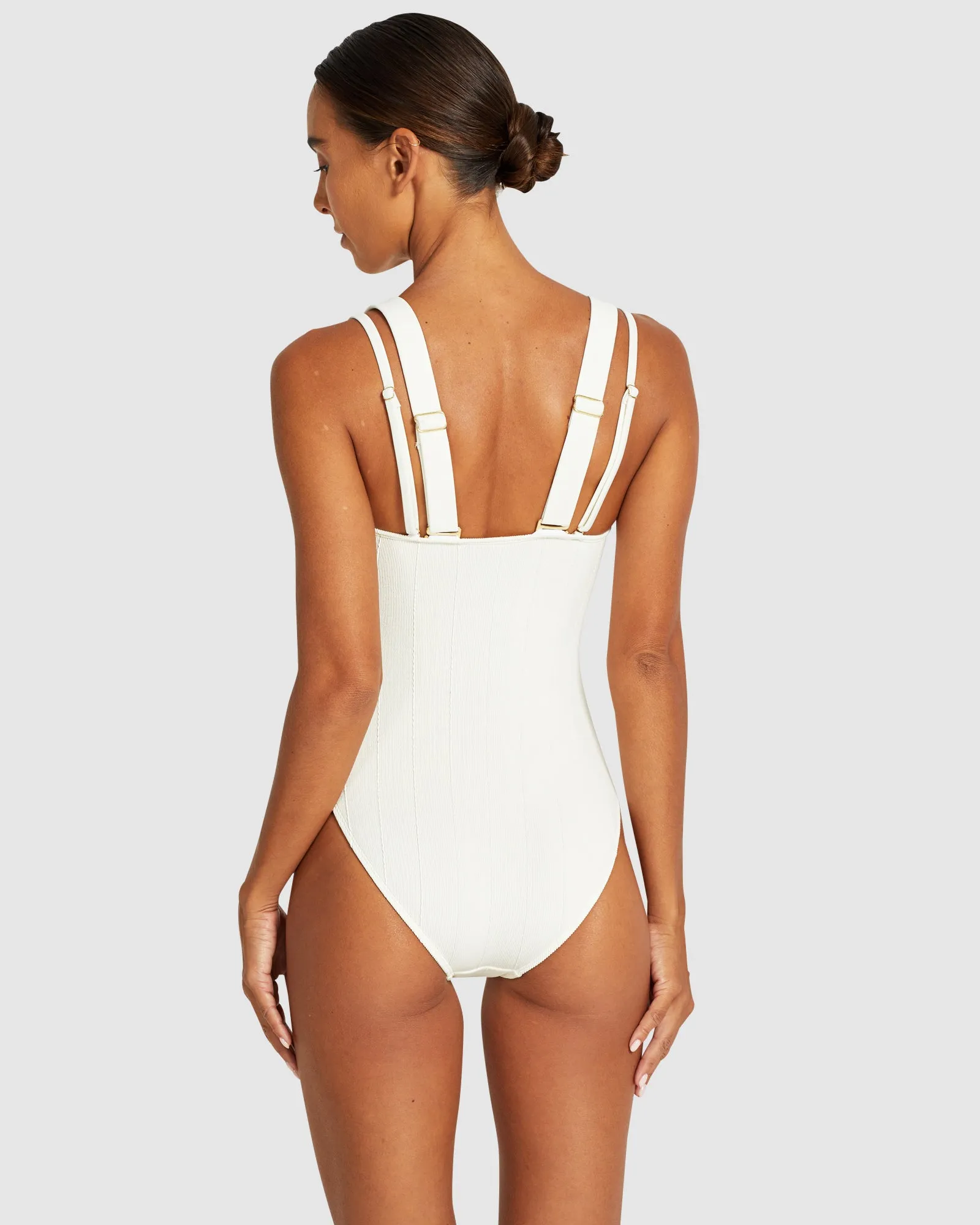 Slow Show - Creme - One Piece Swimsuit