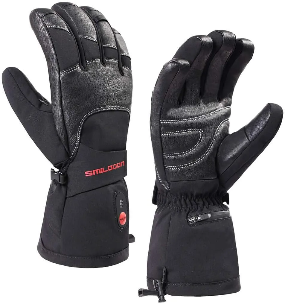 Smilodon Heated Gloves, Unisex Rechargeable Battery Powered Electric Heating Glove
