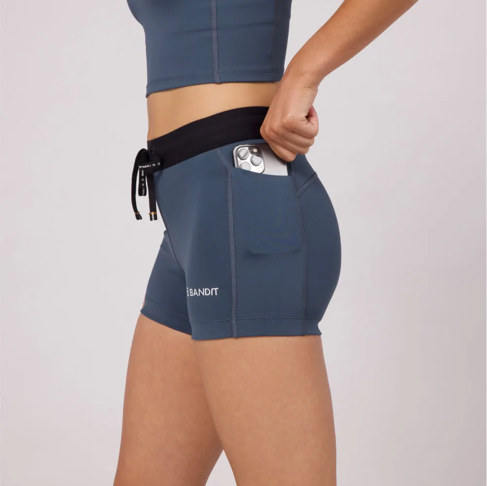Stamina™ 3" Women's Compression Shorts - Storm Grey