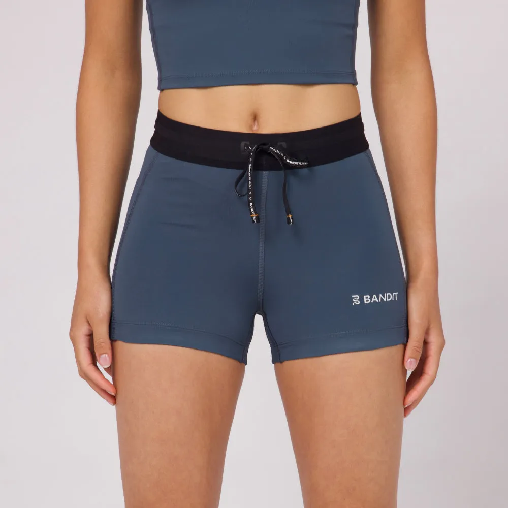 Stamina™ 3" Women's Compression Shorts - Storm Grey
