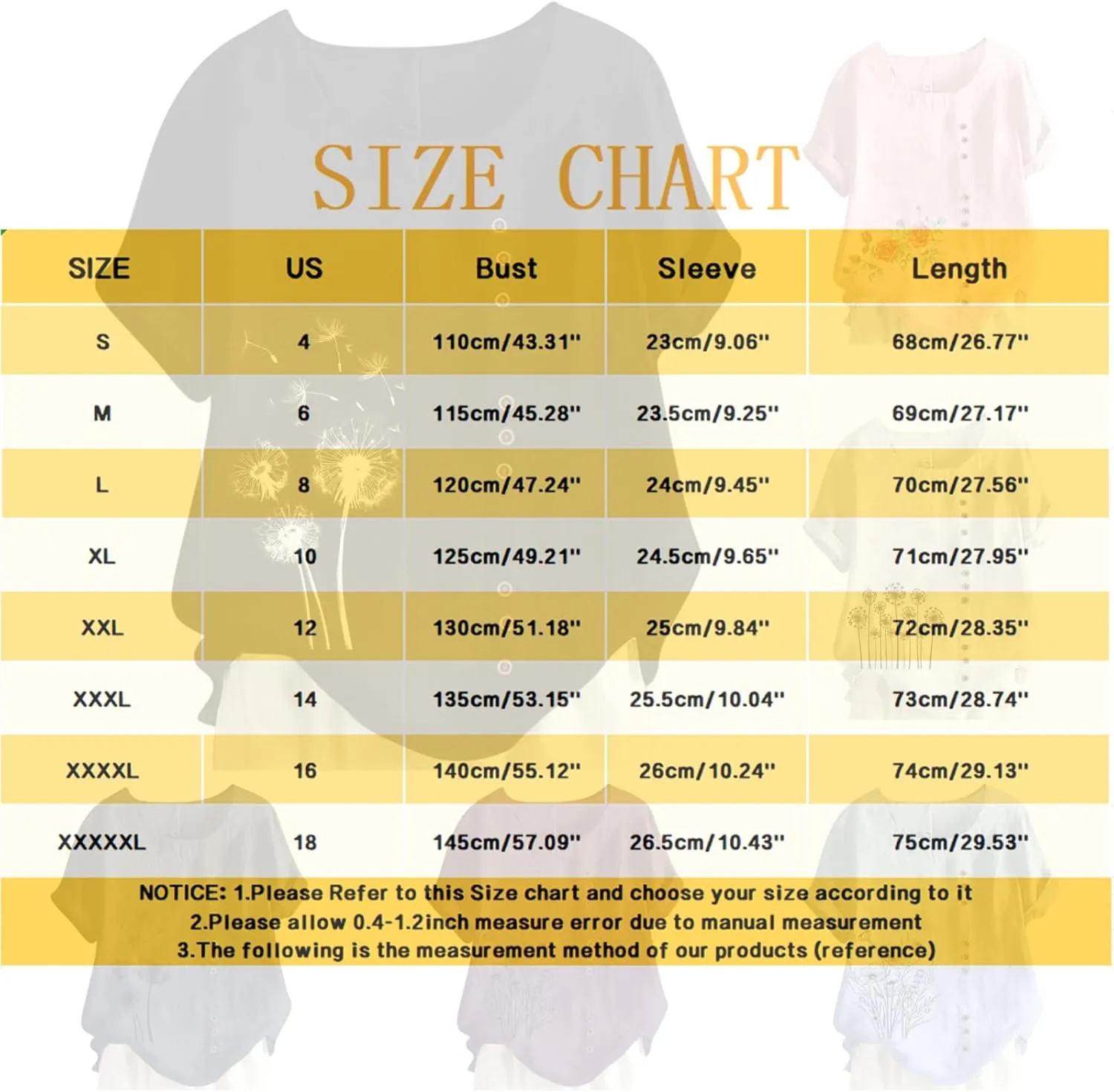 Women's Oversized Embroidered Shirts Casual Cotton Linen Summer Blouse Short Sleeve Round Neck Tops Boho Tees